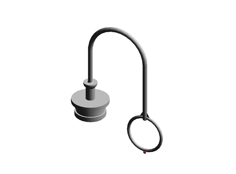 Quick Release Plug ISO B 1 TPE Blue