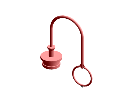 Quick Release Plug ISO B 1 TPE Yellow