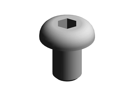 Button Head Seal Screw M4 6.0 303 Stainless Steel