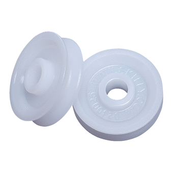 Round Belt Pulley 30.0 mm 9.0 mm 6.0 mm POM