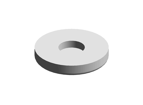 Rubber Pad 42.0 mm Plain Black
