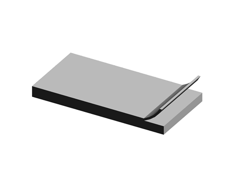 Adhesive Gasketing  25.4 mm  PVC