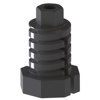 Adjustable Feet 38.0 mm M10 55.0 mm Grey