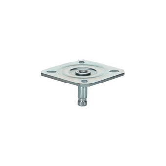 Caster Plate 35.0 mm 35.0 mm Steel