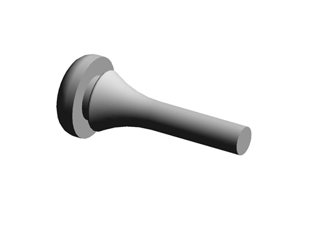 Clip-on Feet 10.0 mm 3.0 mm 6.4 mm Rubber Grey