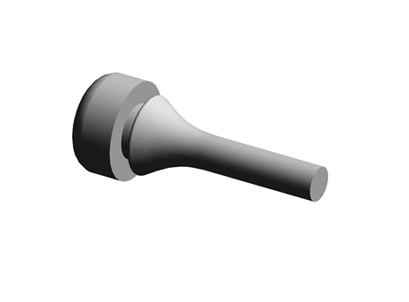 Clip-on Feet 10.0 mm 5.0 mm 6.4 mm Rubber Black