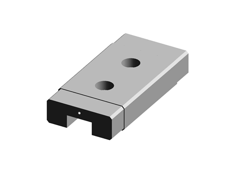 Miniature Rail Carriage 3.0 16.0 8.0 Stainless Steel