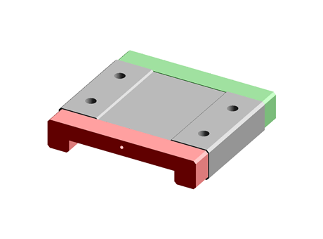 Miniature Rail Carriage 42.0 55.3 60.0 Stainless Steel