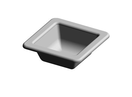 Pallet Feet  57.0 mm 70.0 mm Stainless Steel