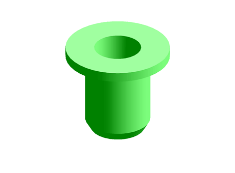 Parallel Protection Plug 10.0 mm 10.5 mm 16.0 mm Vinyl Green