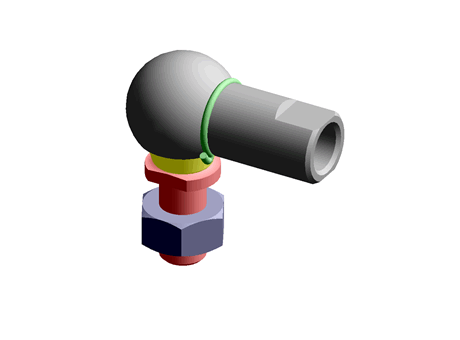 Ball & Socket Joint Left Hand 16.0 M10 303 Stainless Steel