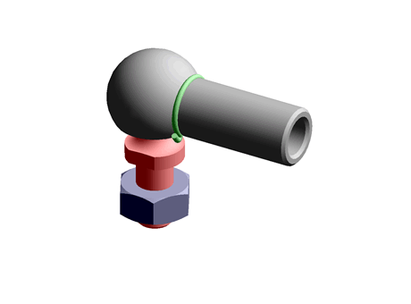 Ball & Socket Joint Left Hand 8.0 M5 303 Stainless Steel