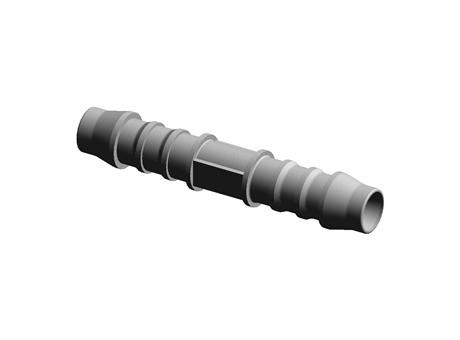 Barbed Fitting Tee I-Shaped 8.0 mm 56.0 mm POM