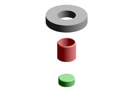 Bearing 14.0 mm 16.0 mm 15.0 mm Black
