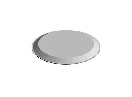 Bearing Plug 120.5 mm 175.0 mm (DIA) PP Grey