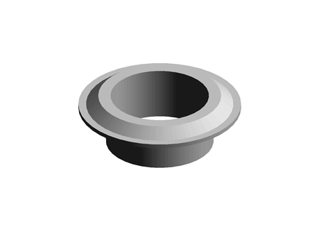 Bearing Plug 35.0 mm 53.0 mm (DIA) PP Grey