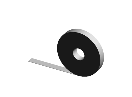 Adhesive Disc Permanent  Clear