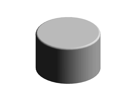 Cap 30.0 mm (ID) 19.0 mm (H) PP Grey