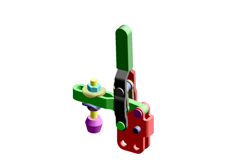 Vertical Toggle Clamp 100.0 kg Steel