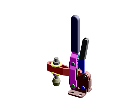 Vertical Toggle Clamp 175.0 kg Steel