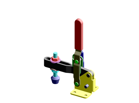 Vertical Toggle Clamp 275.0 kg Steel