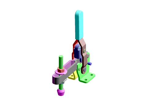 Vertical Toggle Clamp 450.0 kg Steel