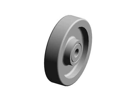 Wheel 125.0 mm (DIA) 30.0 mm 305.9 kg Cast Iron Red
