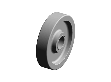 Wheel 175.0 mm (DIA) 40.0 mm 662.8 kg Cast Iron Red