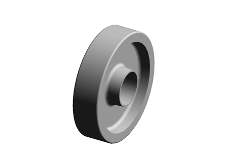 Wheel 200.0 mm (DIA) 50.0 mm 968.7 kg Cast Iron Red