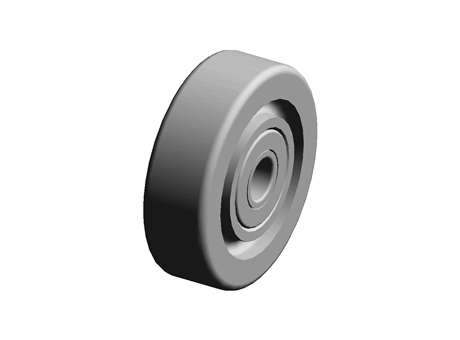 Wheel 80.0 mm (DIA) 25.0 mm 163.1 kg Cast Iron Red