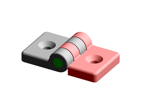 Hinge 37.0 mm 64.0 mm PA GF