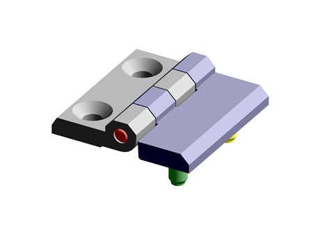 Hinge 40.0 mm 40.0 mm PA