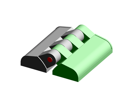Hinge 48.0 mm 49.5 mm Plastic
