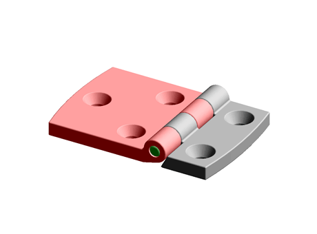 Hinge 50.0 mm 75.0 mm GF PA