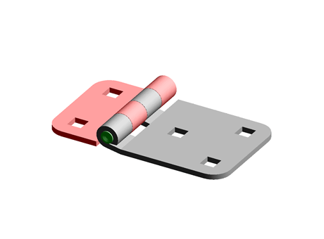 Hinge 60.0 mm 106.0 mm Steel
