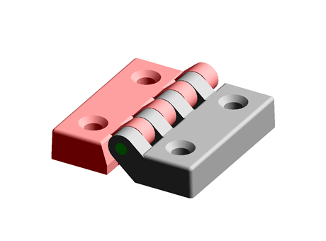 Hinge 62.0 mm 64.0 mm Nylon