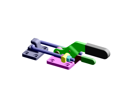 Hook and Latch Clamp 1800.0 kg