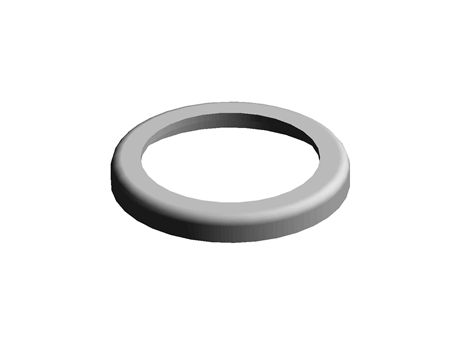Hose Washer Cap 26.7 mm (HD) TPE Black