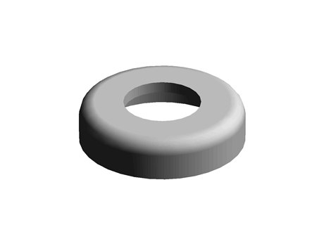 Hose Washer Cap 8.1 mm (HD) TPE Black