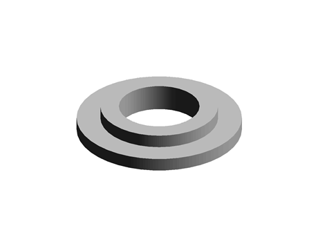 Insulation Washer 12.2 mm 25.0 mm 4.0 mm PA