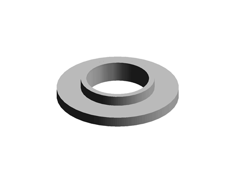Insulation Washer 18.2 mm 36.0 mm 6.0 mm PA