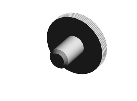 Knurled Head Screw M10 16.0 mm PA