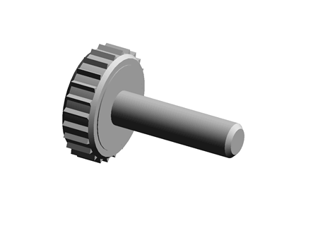 Knurled Head Screw M4 15.0 mm PA GF30