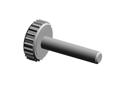 Knurled Head Screw M4 20.0 mm PA GF30