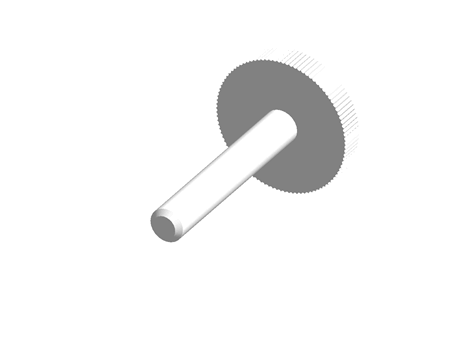 Knurled Head Screw M4 25.0 mm PA