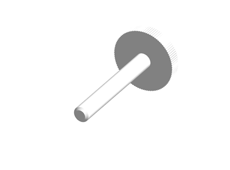 Knurled Head Screw M4 30.0 mm PA