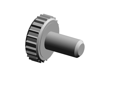 Knurled Head Screw M5 10.0 mm PA GF30