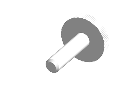 Knurled Head Screw M5 20.0 mm PA