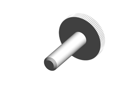 Knurled Head Screw M5 20.0 mm PA