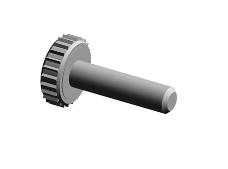 Knurled Head Screw M5 20.0 mm PA GF30